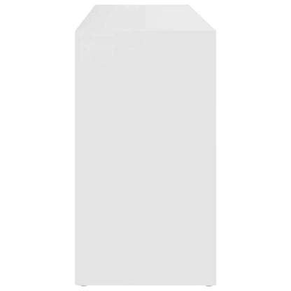 Shoe Bench White 40.6x11.8x21.7" Engineered Wood