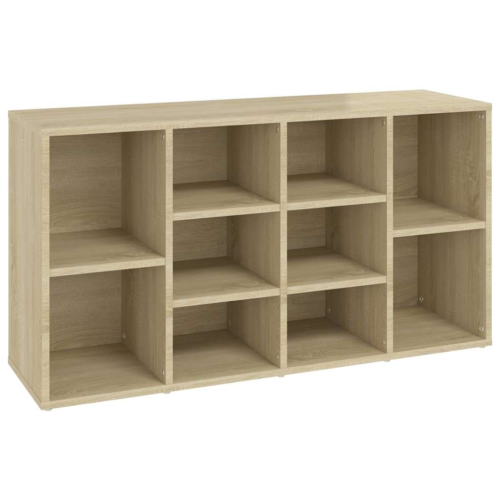 Shoe Bench Sonoma Oak 40.6x11.8x21.7" Engineered Wood