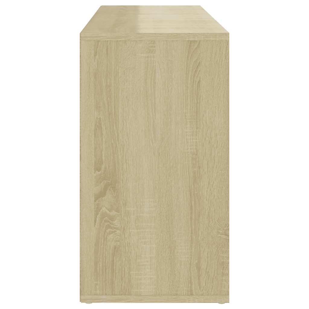 Shoe Bench Sonoma Oak 40.6x11.8x21.7" Engineered Wood
