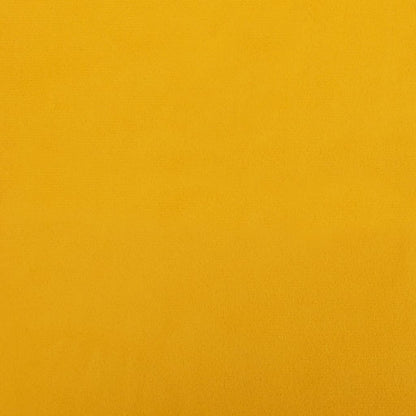 Swivel Office Chair Yellow Velvet