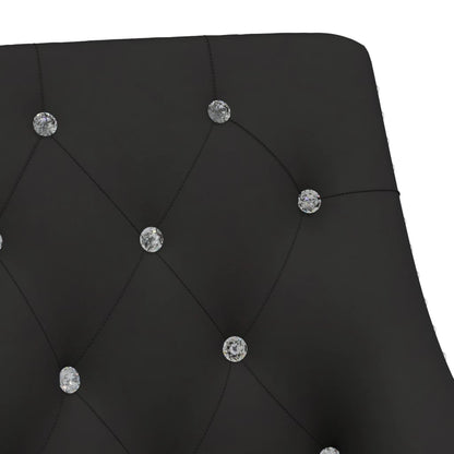 Swivel Office Chair Black Velvet