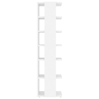 Shoe Cabinet White 10.8x10.6x40.2" Engineered Wood