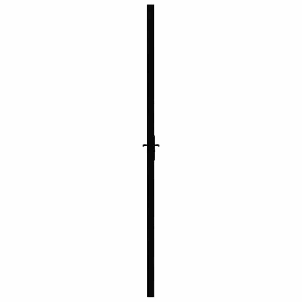 Interior doors Black and Transparent 36.61 x 79.33 in Aluminium