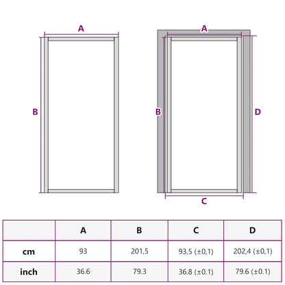 Interior doors Black and Transparent 36.61 x 79.33 in Aluminium