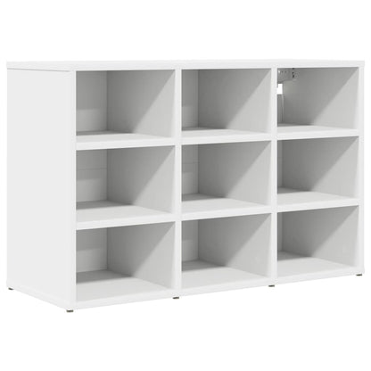 Shoe Cabinet White 30.51 x 11.81 x 20.08 in Engineered Wood