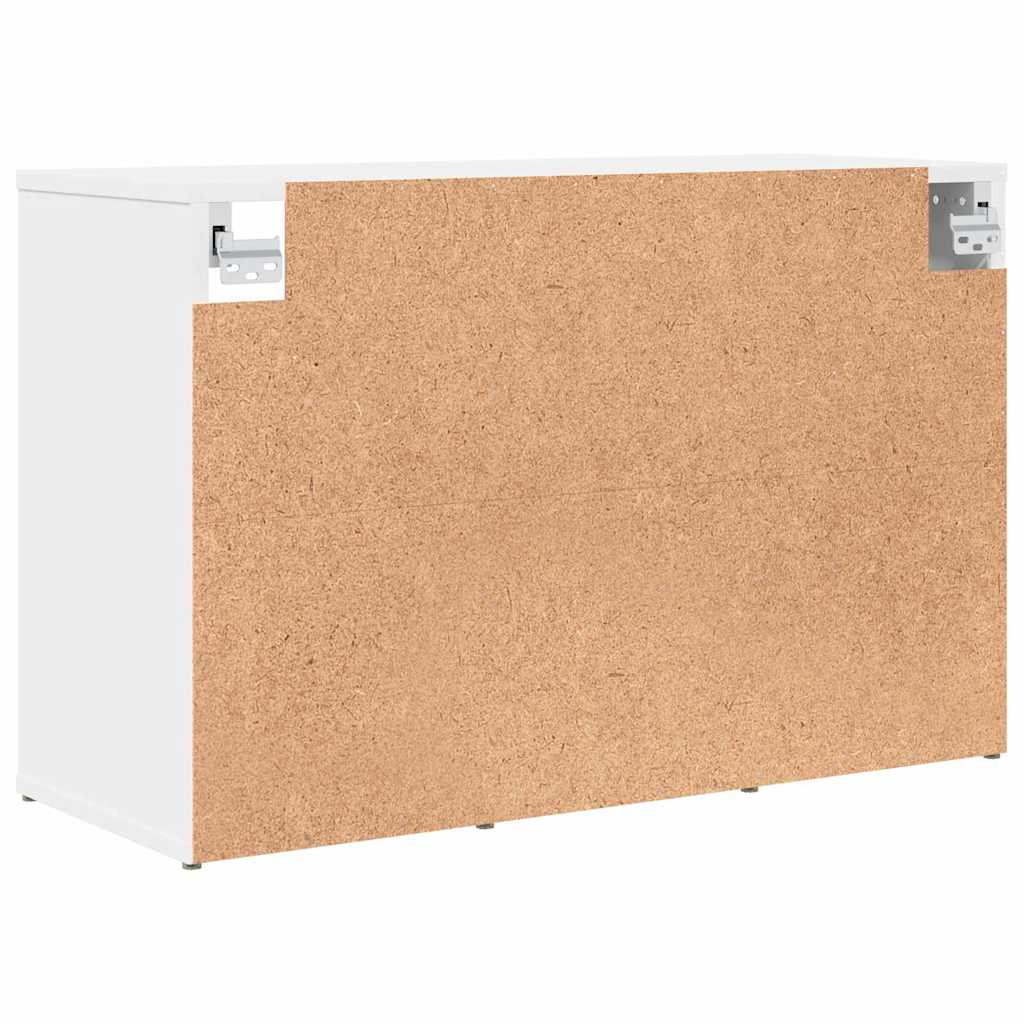 Shoe Cabinet White 30.51 x 11.81 x 20.08 in Engineered Wood