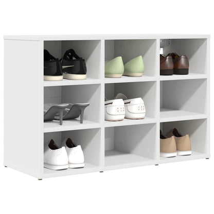 Shoe Cabinet White 30.51 x 11.81 x 20.08 in Engineered Wood