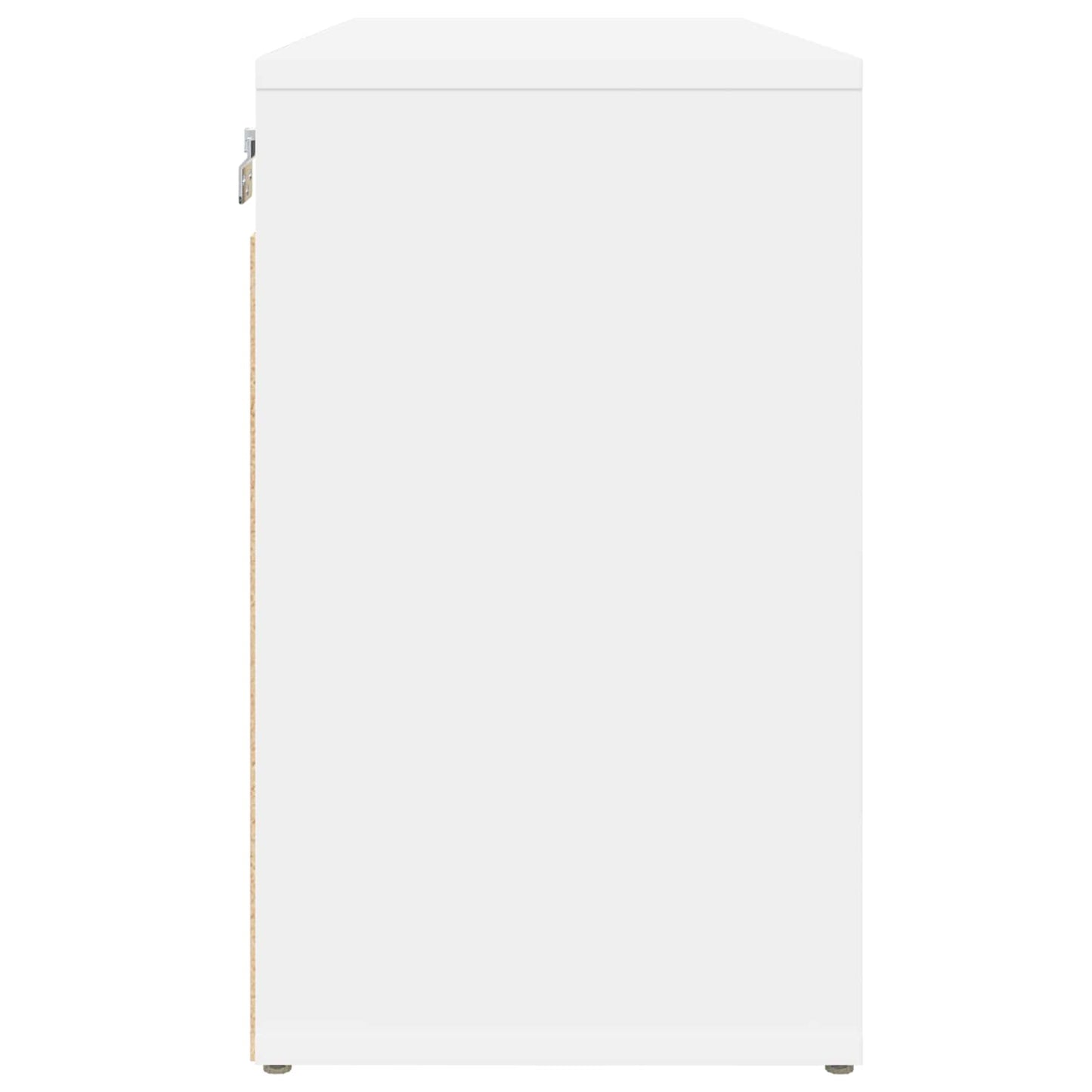 Shoe Cabinet White 30.51 x 11.81 x 20.08 in Engineered Wood
