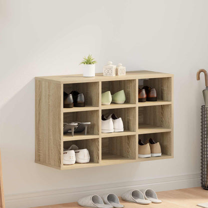 Shoe Cabinet with Shelf Sonoma Oak 30.51 x 11.81 x 20.08 in