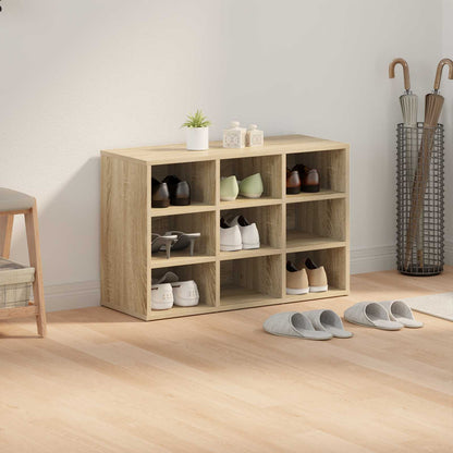 Shoe Cabinet with Shelf Sonoma Oak 30.51 x 11.81 x 20.08 in