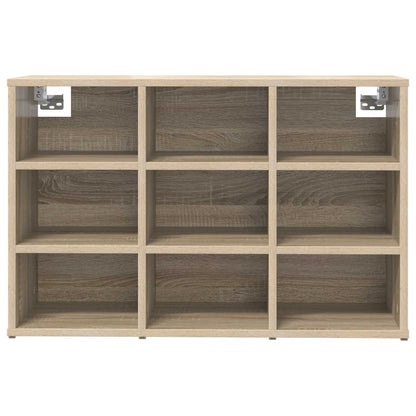 Shoe Cabinet with Shelf Sonoma Oak 30.51 x 11.81 x 20.08 in