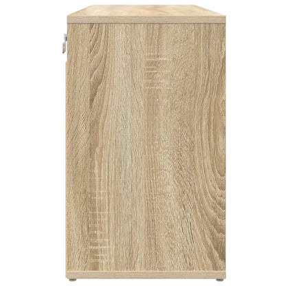 Shoe Cabinet with Shelf Sonoma Oak 30.51 x 11.81 x 20.08 in