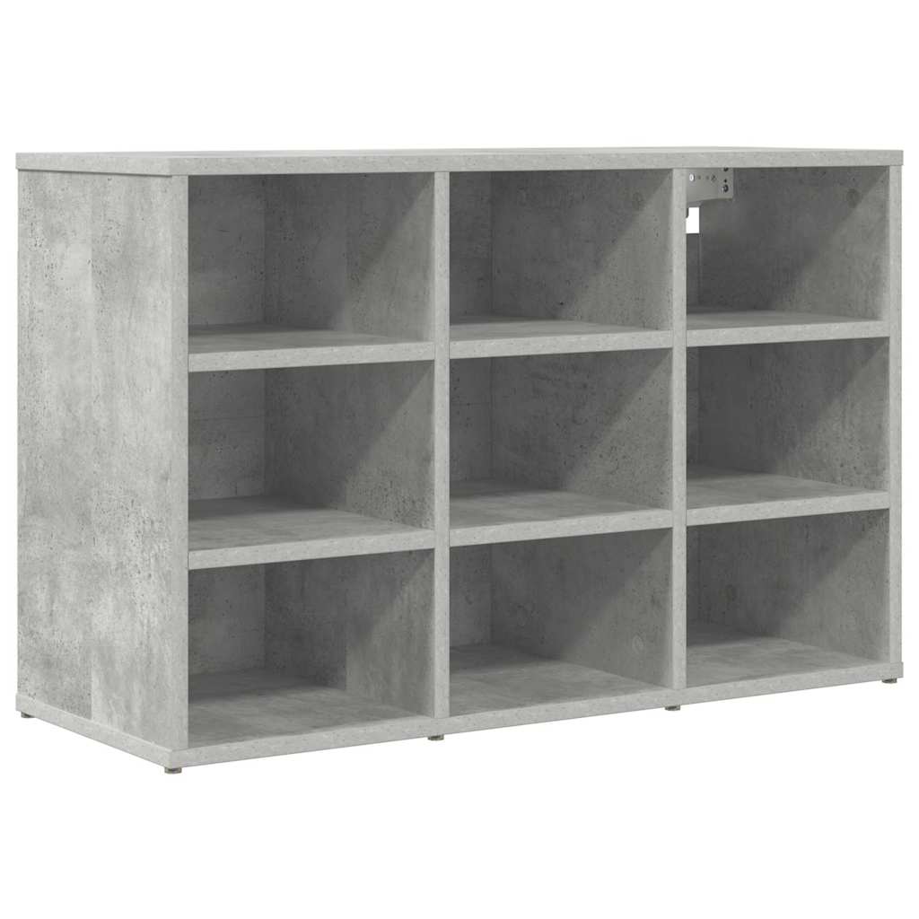 Shoe Cabinet with Shelf Concrete grey 30.51 x 11.81 x 20.08 in