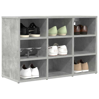 Shoe Cabinet with Shelf Concrete grey 30.51 x 11.81 x 20.08 in