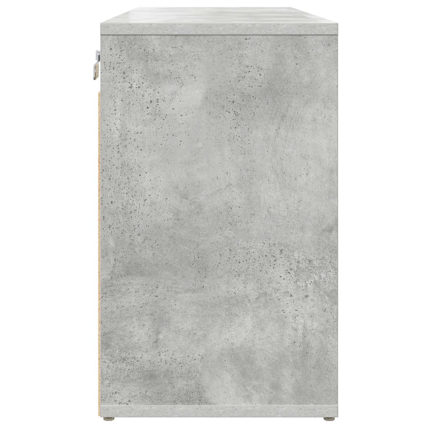 Shoe Cabinet with Shelf Concrete grey 30.51 x 11.81 x 20.08 in