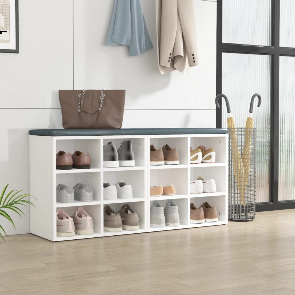 Shoe Cabinets 2 pcs White 20.7x11.8x19.7
