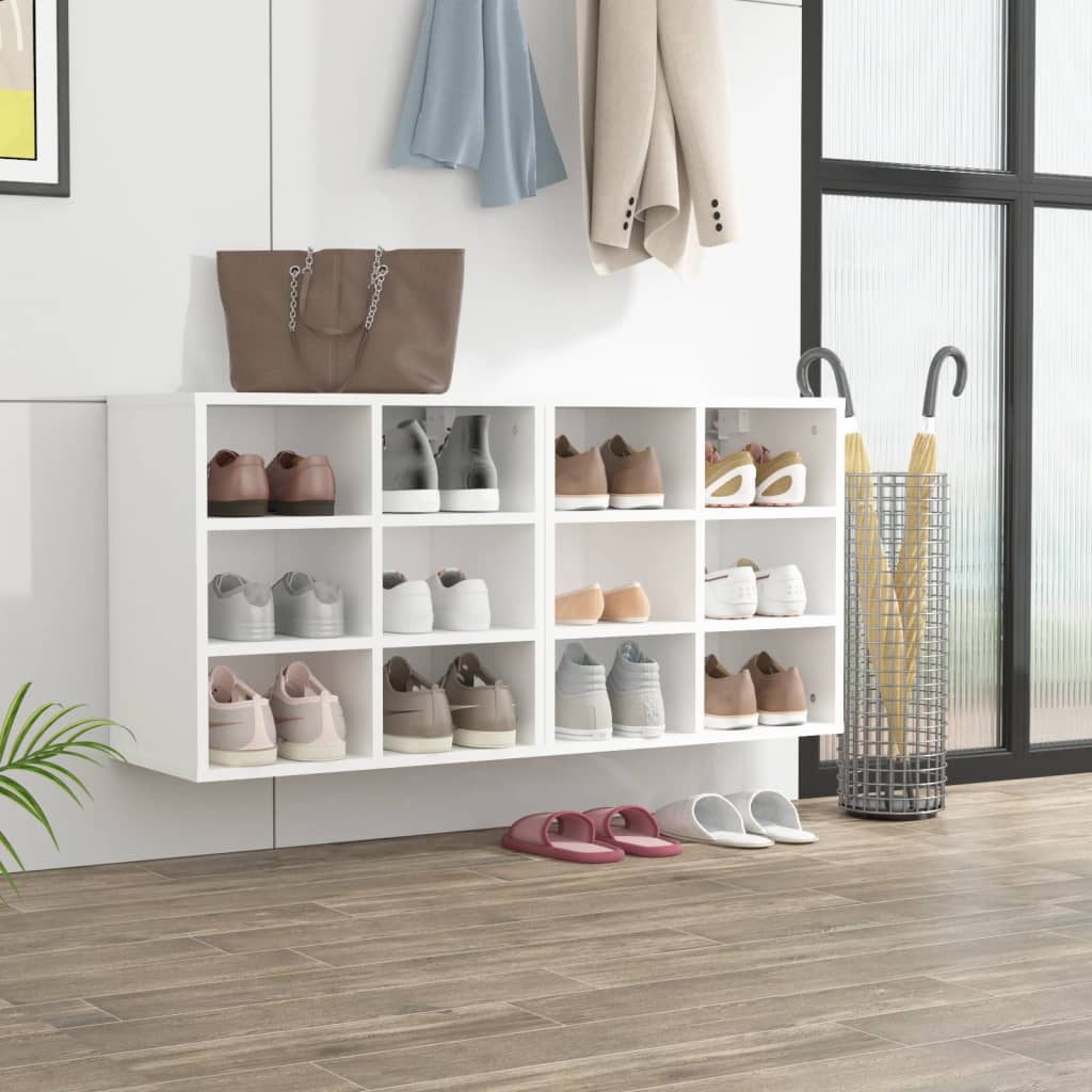 Shoe Cabinets 2 pcs White 20.7x11.8x19.7
