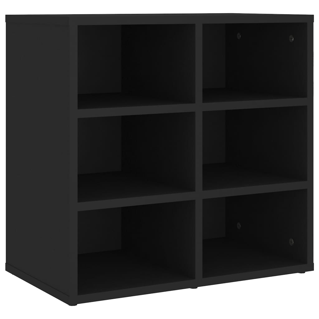 Shoe Cabinet Black 20.7x11.8x19.7