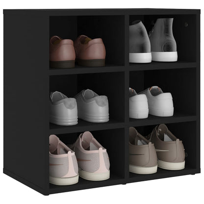 Shoe Cabinet Black 20.7x11.8x19.7