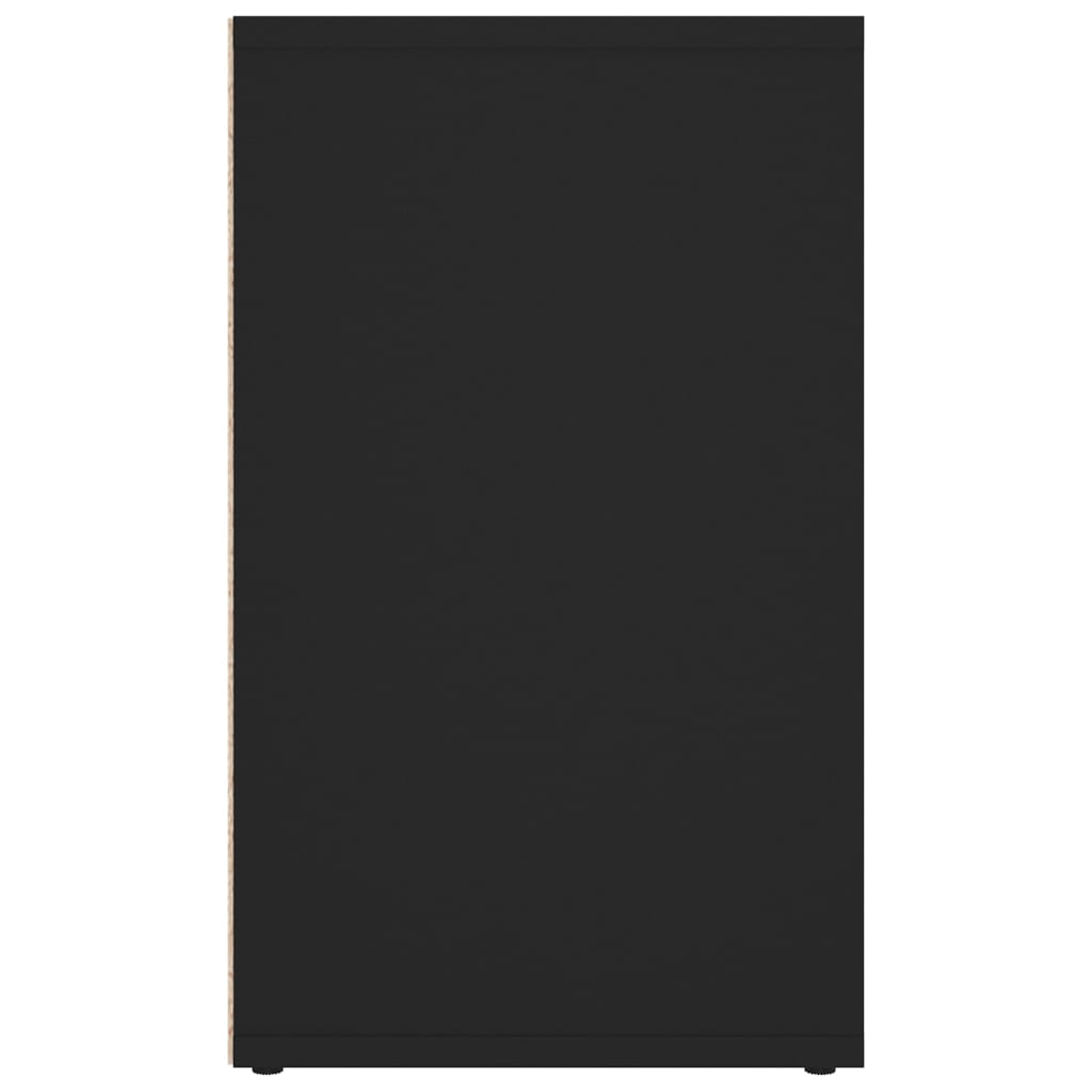 Shoe Cabinet Black 20.7x11.8x19.7