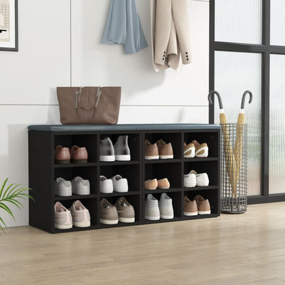 Shoe Cabinets 2 pcs Black 20.7"x11.8"x19.7