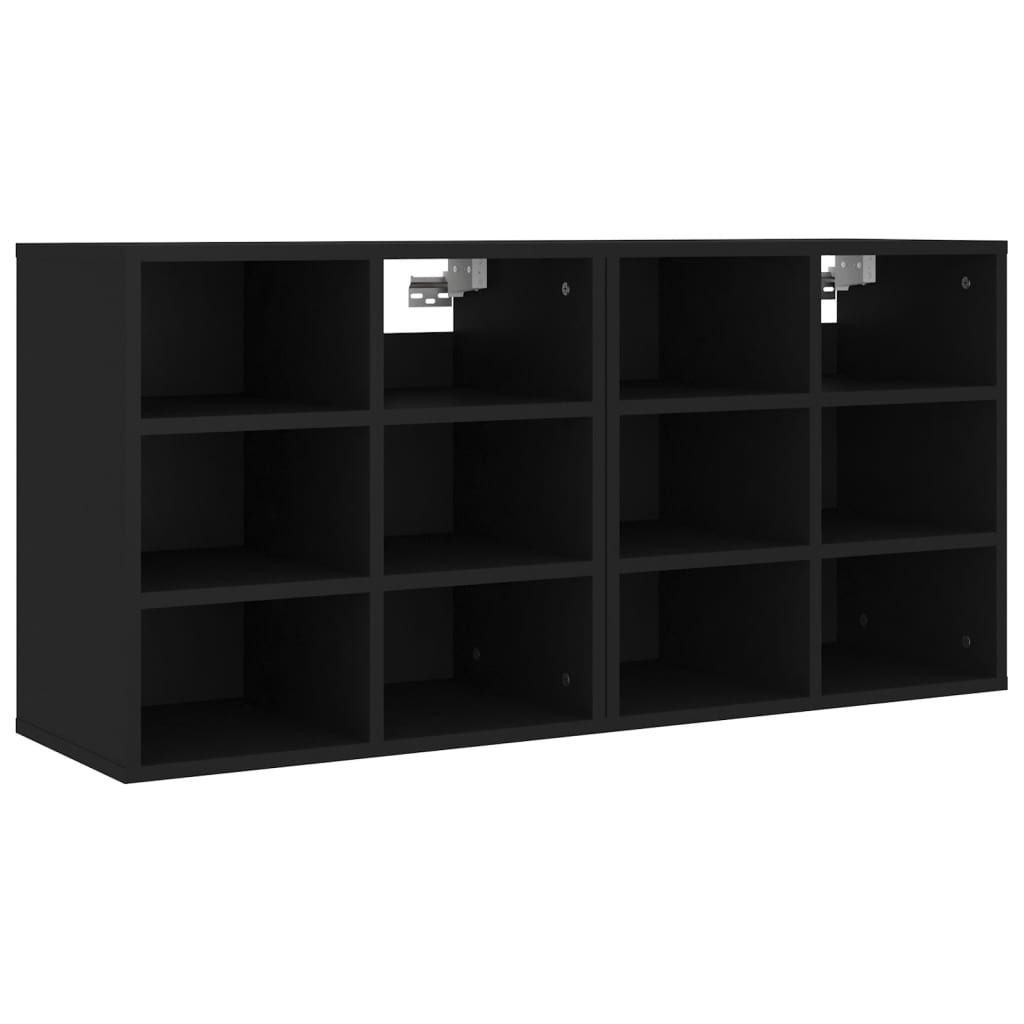 Shoe Cabinets 2 pcs Black 20.7"x11.8"x19.7