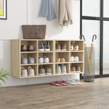 Shoe Cabinets 2 pcs Sonoma Oak 20.7"x11.8"x19.7