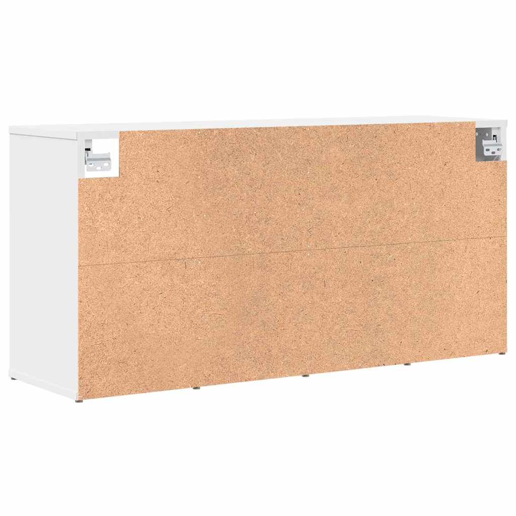 Shoe Cabinet White 40.55 x 11.81 x 20.08 in Engineered Wood