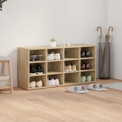 Shoe Cabinet with Shelf Sonoma Oak 40.55 x 11.81 x 20.08 in