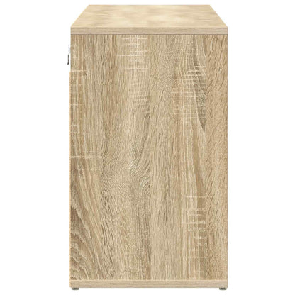Shoe Cabinet with Shelf Sonoma Oak 40.55 x 11.81 x 20.08 in