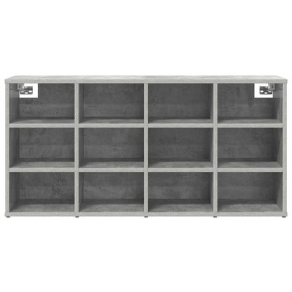 Shoe Cabinet with Shelf Concrete grey 40.55 x 11.81 x 20.08 in