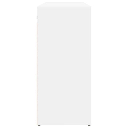 Shoe Cabinet White 30.51 x 11.81 x 26.38 in Engineered Wood