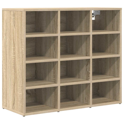 Shoe Cabinet with Shelf Sonoma Oak 30.51 x 11.81 x 26.38 in