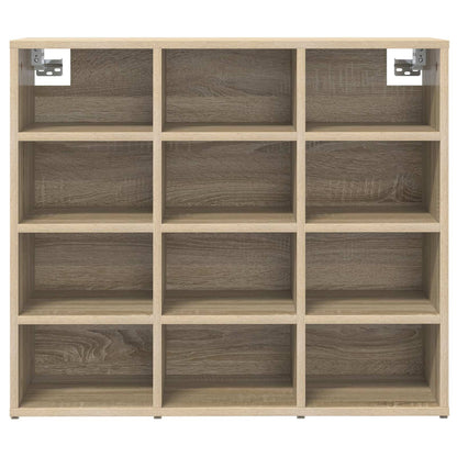 Shoe Cabinet with Shelf Sonoma Oak 30.51 x 11.81 x 26.38 in
