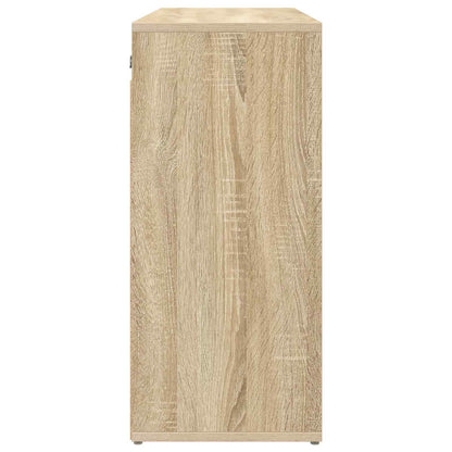 Shoe Cabinet with Shelf Sonoma Oak 30.51 x 11.81 x 26.38 in