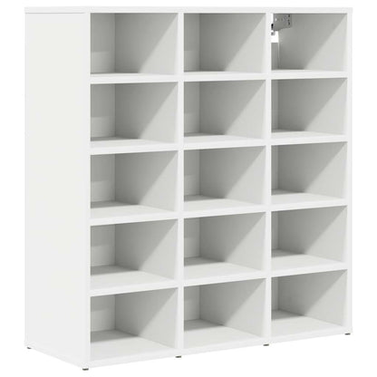 Shoe Cabinet White 30.51 x 11.81 x 32.87 in Engineered Wood