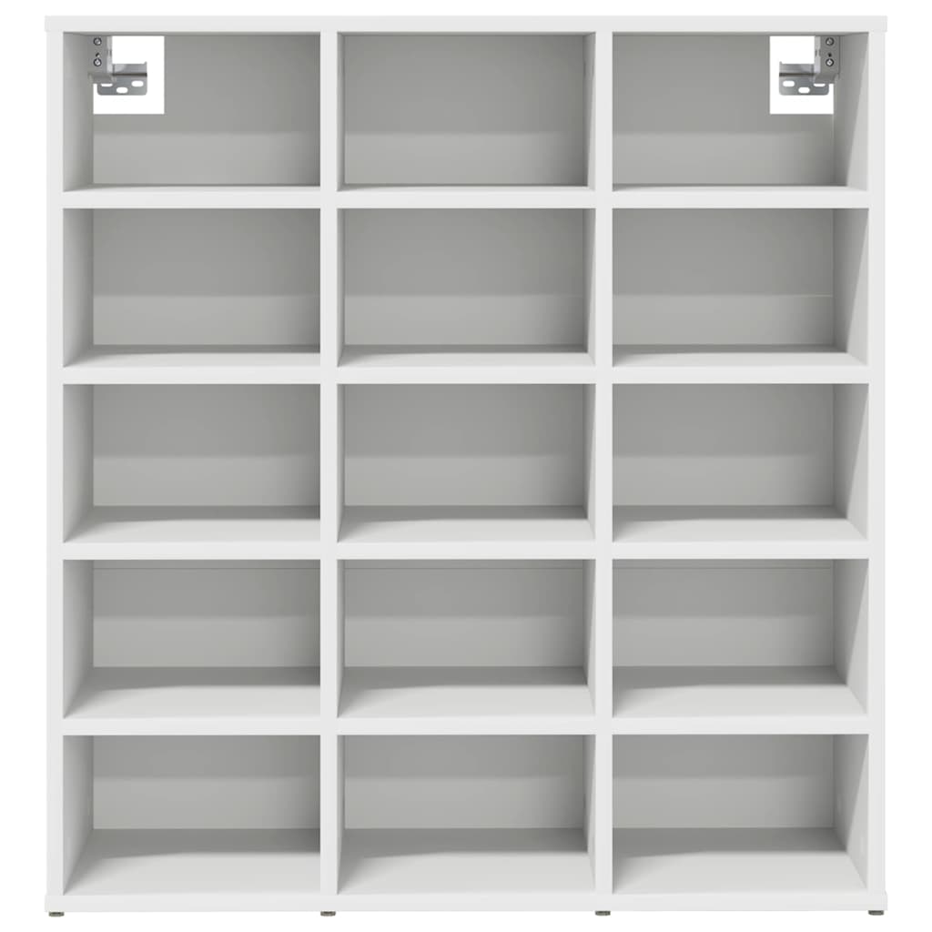 Shoe Cabinet White 30.51 x 11.81 x 32.87 in Engineered Wood