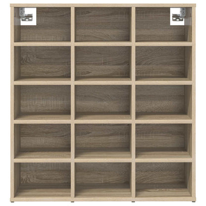 Shoe Cabinet with Shelf Sonoma Oak 30.51 x 11.81 x 32.87 in