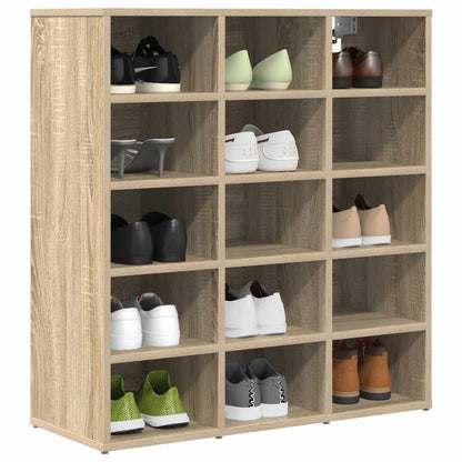 Shoe Cabinet with Shelf Sonoma Oak 30.51 x 11.81 x 32.87 in