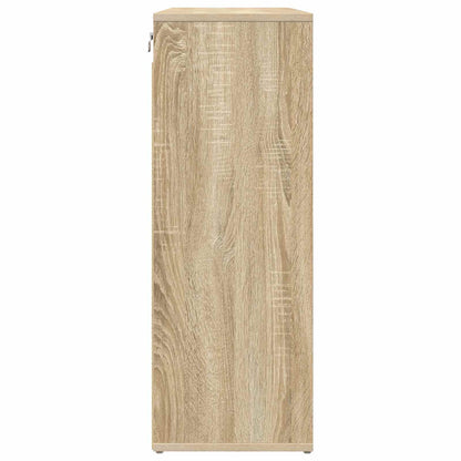 Shoe Cabinet with Shelf Sonoma Oak 30.51 x 11.81 x 32.87 in
