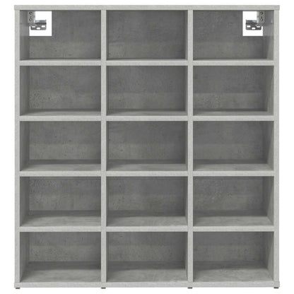 Shoe Cabinet with Shelf Concrete grey 30.51 x 11.81 x 32.87 in