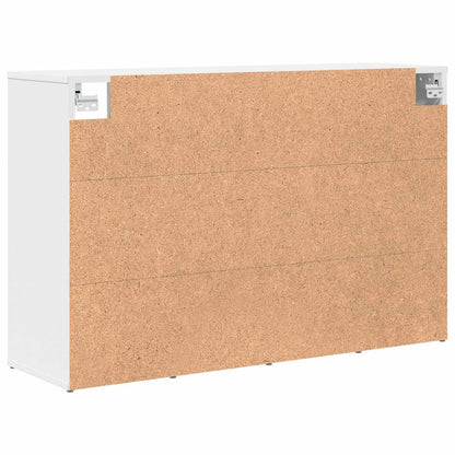 Shoe Cabinet White 40.55 x 11.81 x 26.38 in Engineered Wood
