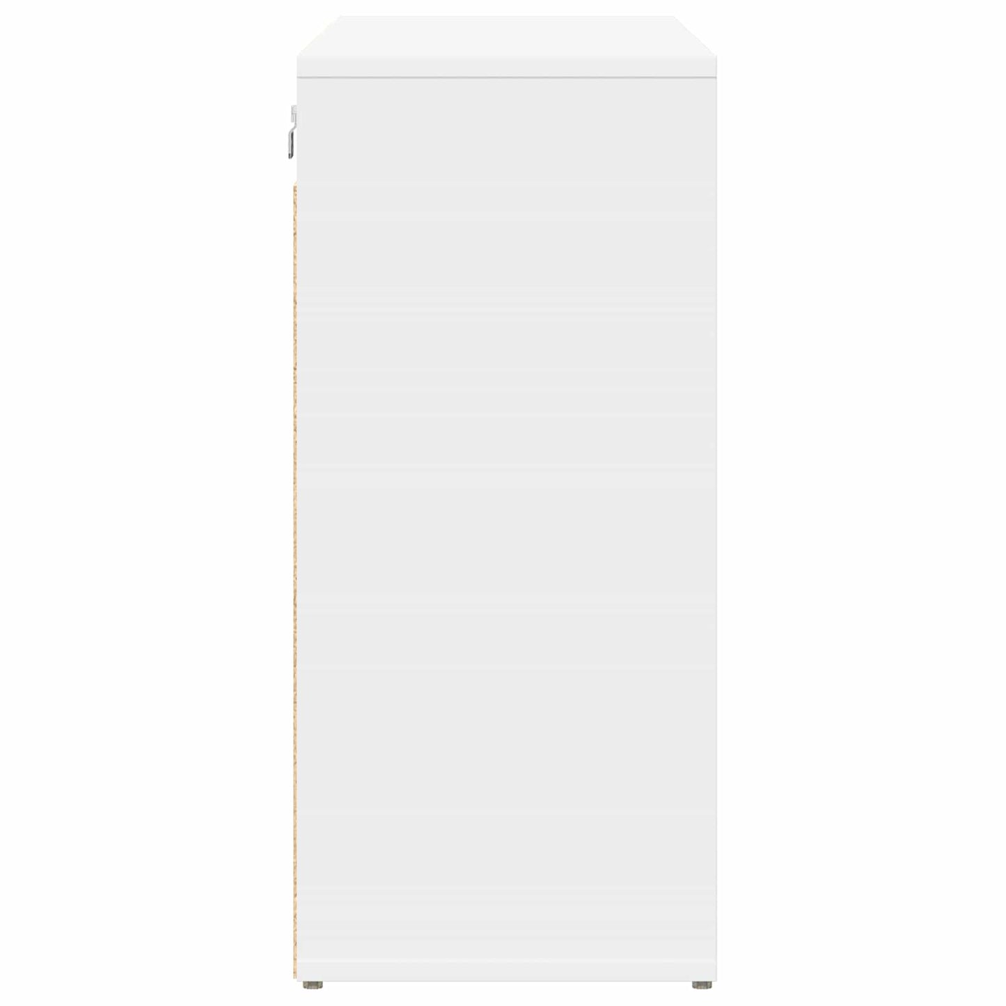 Shoe Cabinet White 40.55 x 11.81 x 26.38 in Engineered Wood