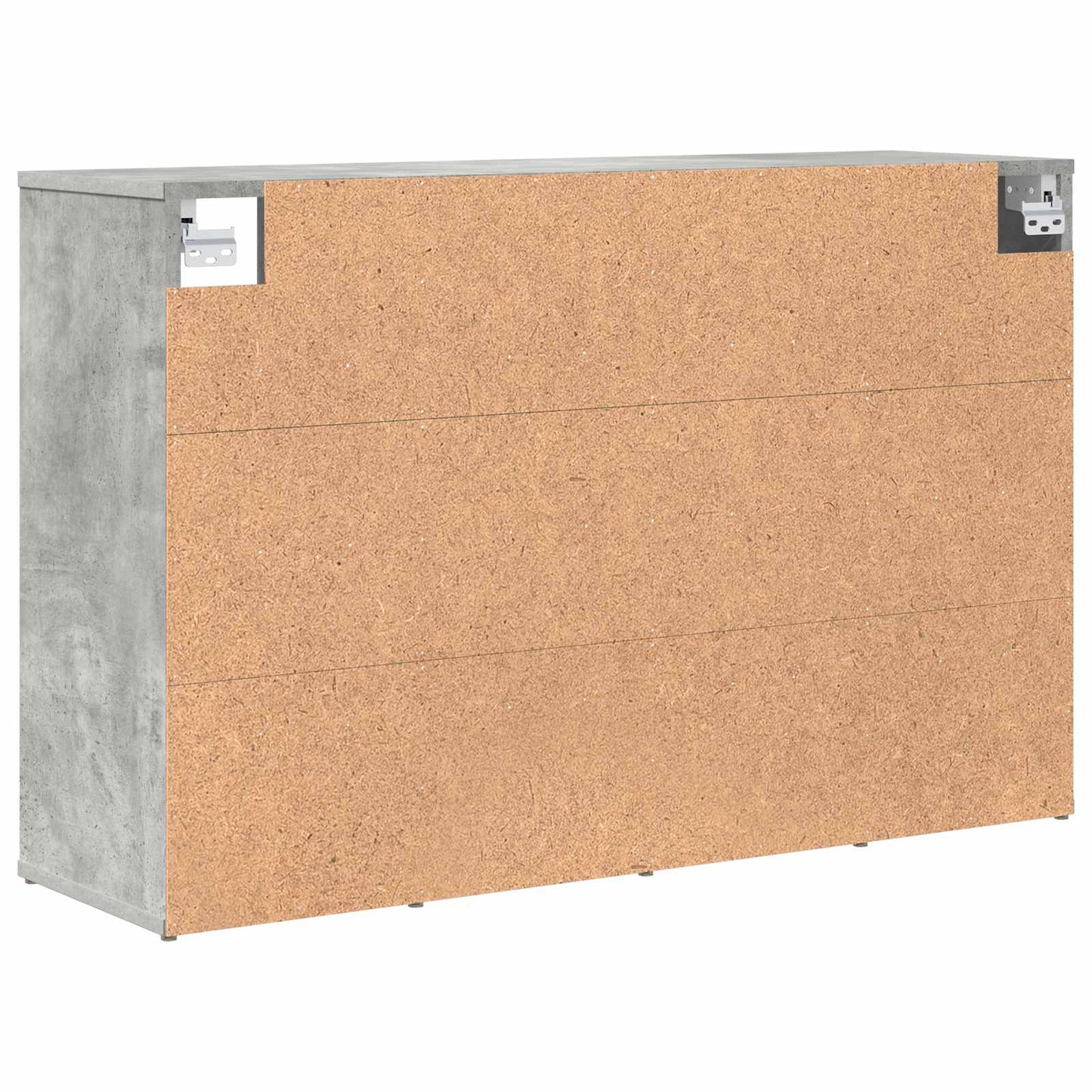 Shoe Cabinet with Shelf Concrete grey 40.55 x 11.81 x 26.38 in