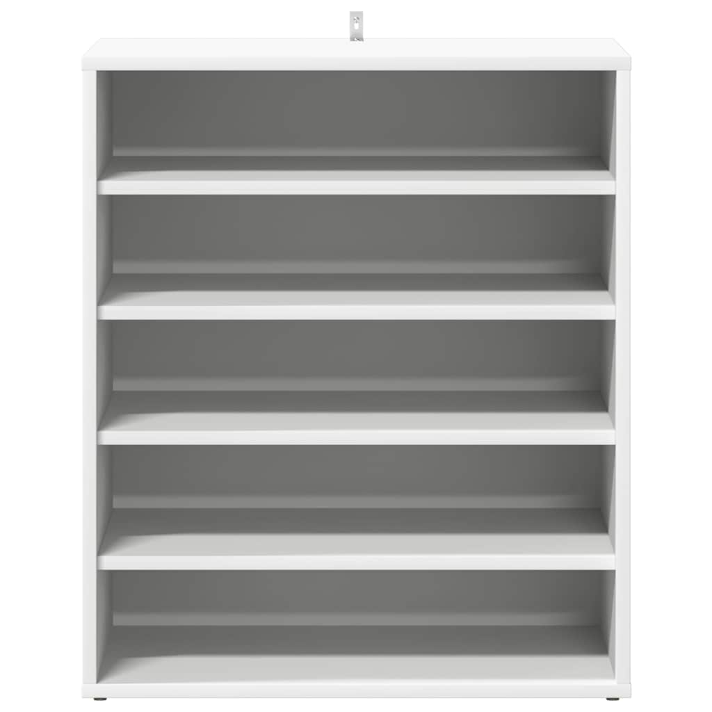 Shoe Cabinet White 23.6x13.8x27.6" Engineered Wood