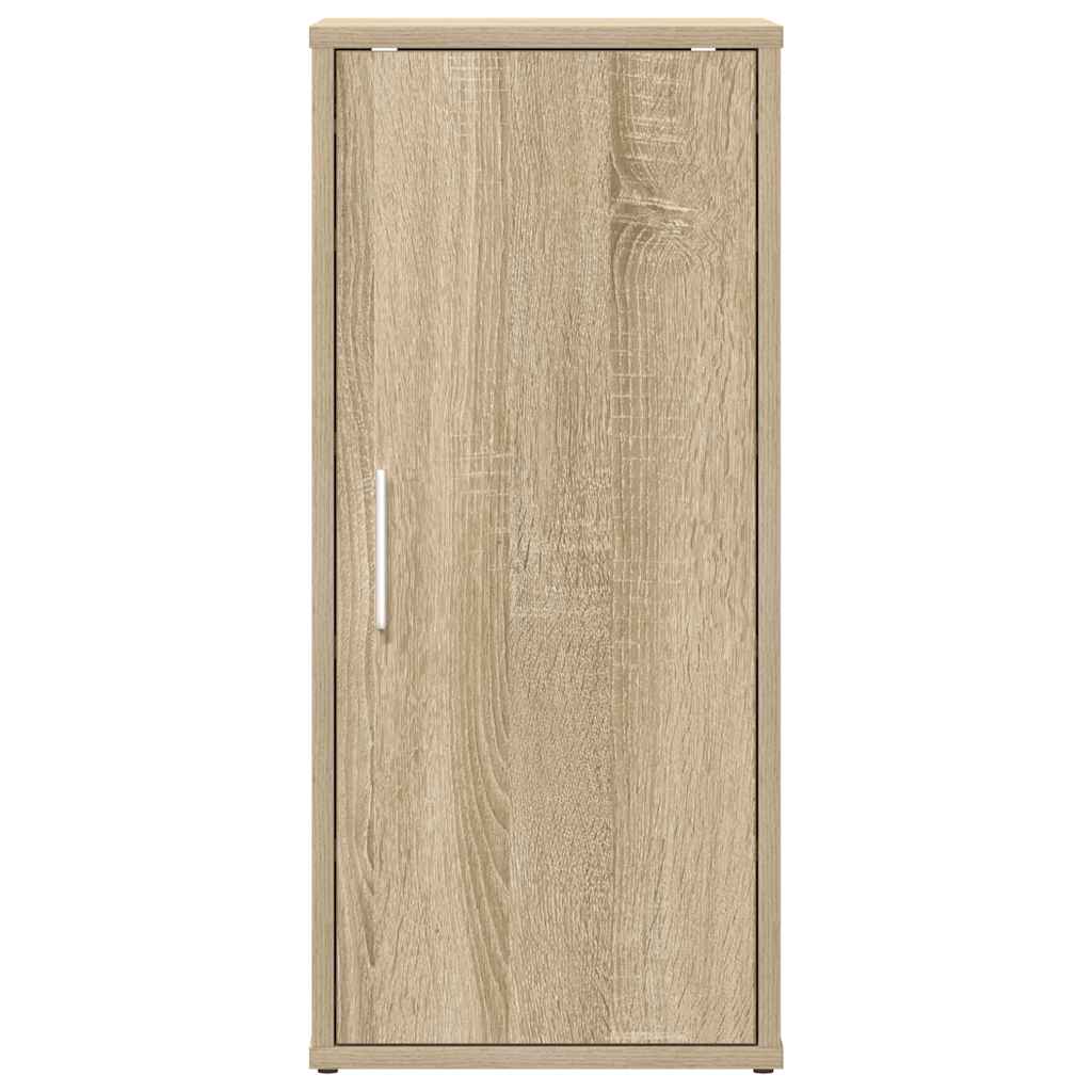 Shoe Cabinet Set of 2 Sonoma Oak Engineered Wood Medium