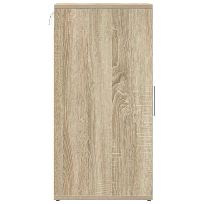 Shoe Cabinet Set of 2 Sonoma Oak Engineered Wood Medium