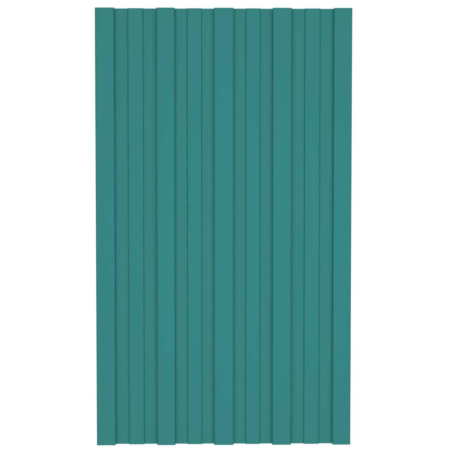 Roof Panel 36 pcs Green 31.50 x 17.72 in Galvanised steel