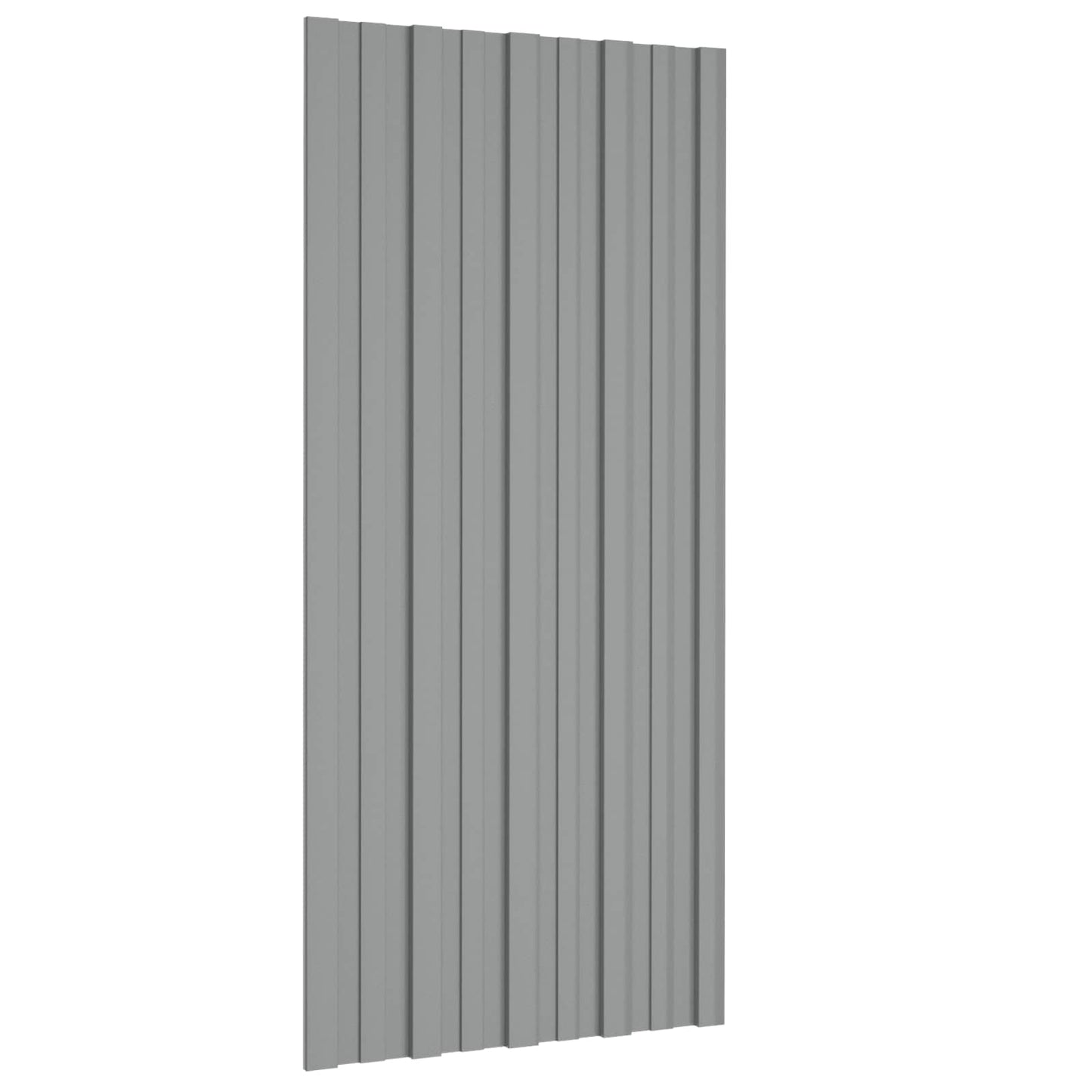 Roof Panel 36 pcs Grey 39.37 x 17.72 in Galvanised steel