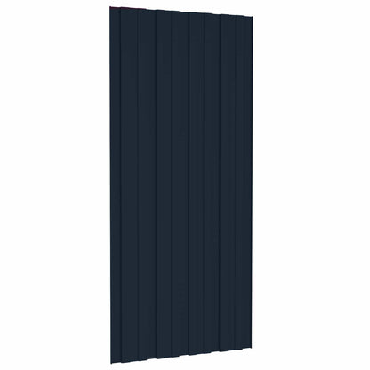 Roof Panel 36 pcs Anthracite 39.37 x 17.72 in Galvanised steel